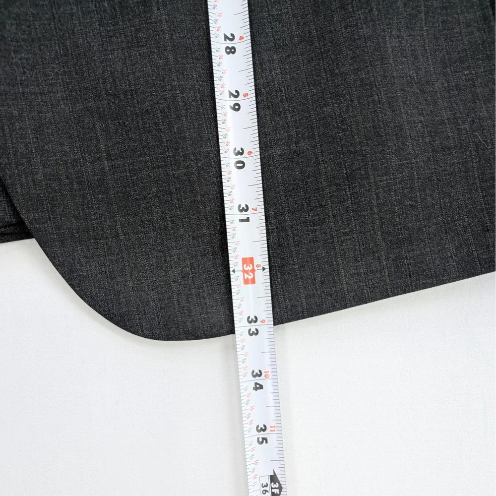 🧥 Jos A Bank Signature 100% Wool Blazer Charcoal Gray 44R Classic